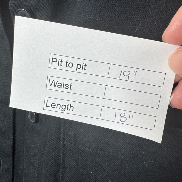 Oak + Fort Denim Cropped Short Sleeve Top - Picture 11 of 11